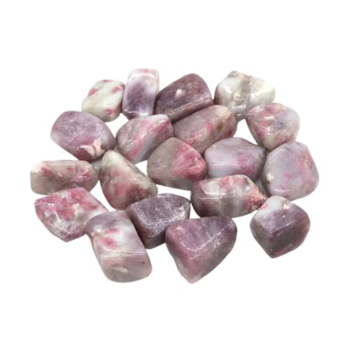 GMGQJST Aquarium Steine Unregelmäßige Trommelsteinlandschaft Jaspis Reiki Heilkristall Energie Quarz Mineralprobe Aquarium Hausgarten Dekor(Color31,200g) von GMGQJST