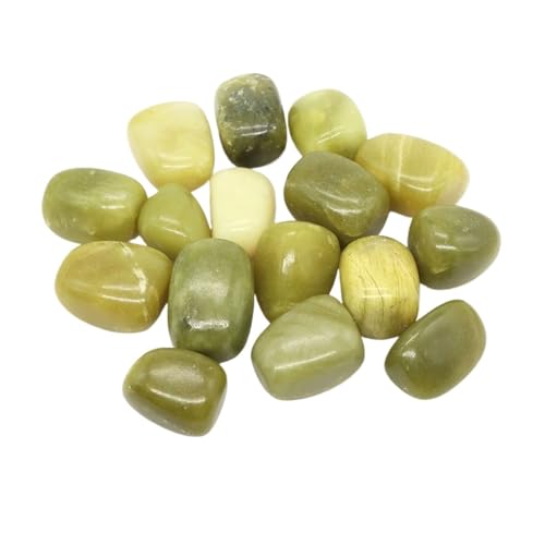 GMGQJST Aquarium Steine Unregelmäßige Trommelsteinlandschaft Jaspis Reiki Heilkristall Energie Quarz Mineralprobe Aquarium Hausgarten Dekor(Color35,200g) von GMGQJST