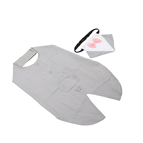 1 Set dreieckiger Schalkragen Hunde Kostüm Hochzeitskleidung mit Hundebandana für besondere Anlässe bequem und hautfreundlich 1 Set dreieckiger Schalkragen Hunde Kostüm Hochzeitskleidung mit Hundebandana für besondere Anlässe bequem und hautfreundlich von GMJGCIRVC