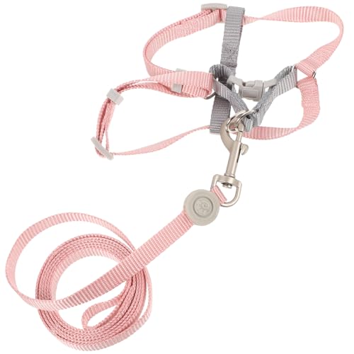 1Set Cat -Kabelbaum und Leinen -Set weiches Kätzchen -Wanderseil für kleine Katzen und Hunde Flexibles Design mit stilvoller Farbe für 1Set Cat -Kabelbaum und Leinen -Set weiches Kätzchen -Wanderseil für kleine Katzen und Hunde Flexibles Design mit stilvoller Farbe für von GMJGCIRVC