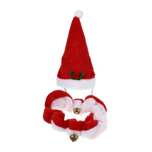 1Set Pet Costume Accessoires Weihnachtshut -Neckerchief für Katzen und Hunde Leichtes kreatives Design für Urlaubsfeiern und Cosplay -Events für 1Set Pet Costume Accessoires Weihnachtshut -Neckerchief für Katzen und Hunde Leichtes kreatives Design für Urlaubsfeiern und Cosplay -Events für von GMJGCIRVC