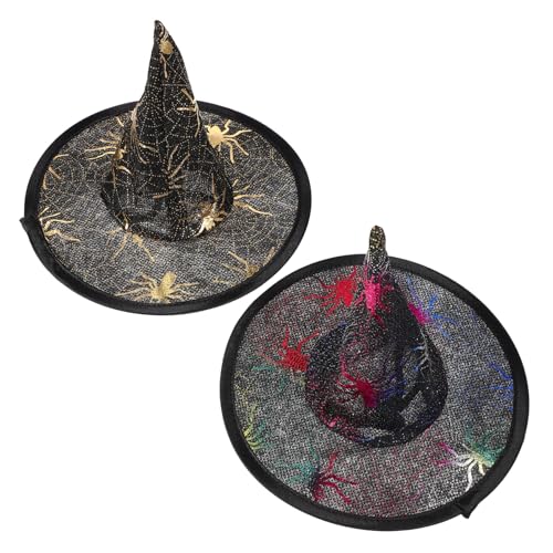 2pcs Halloween Hundekopfschmuck Lustige Haustierhut für Katzen Hunde Stylische Hexenhut Design für Haustierkostümfeiern Festivals und tägliche Kleidung 2pcs Halloween Hundekopfschmuck Lustige Haustierhut für Katzen Hunde Stylische Hexenhut Design für Haustierkostümfeiern Festivals und tägliche Kleidung von GMJGCIRVC