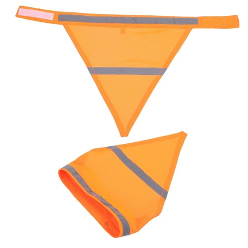2pcs reflektierender Hund Bandana Halsumfang hoher Sichtdreieck Schal für Nacht Walking Leichtes Sicherheit Latz für Haustiere 2pcs reflektierender Hund Bandana Halsumfang hoher Sichtdreieck Schal für Nacht Walking Leichtes Sicherheit Latz für Haustiere von GMJGCIRVC