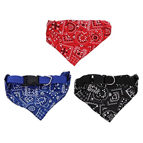 3pcs Hundebandana atmungsaktiven Schal für kleine mittelgroße und große Hunde stilvoll stilvoll für Partys Hochzeiten und Reisen 3pcs Hundebandana atmungsaktiven Schal für kleine mittelgroße und große Hunde stilvoll stilvoll für Partys Hochzeiten und Reisen von GMJGCIRVC
