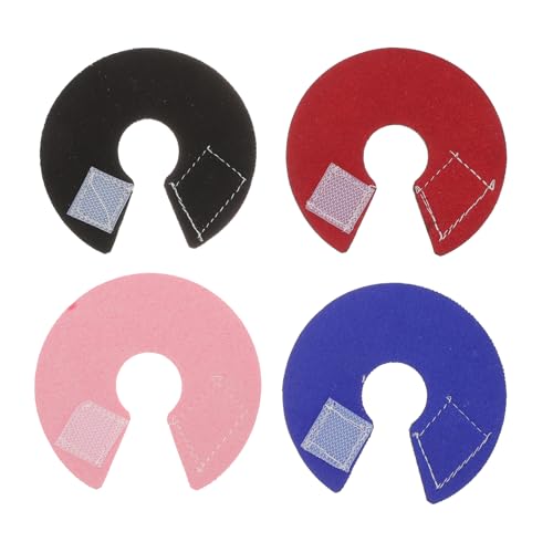 4pcs gemischte Farbpapagei Kratzhals für Haustiervögel schützen EIN Design für Wunde und Pflege, geeignet für Aras und Wellensittiche von GMJGCIRVC
