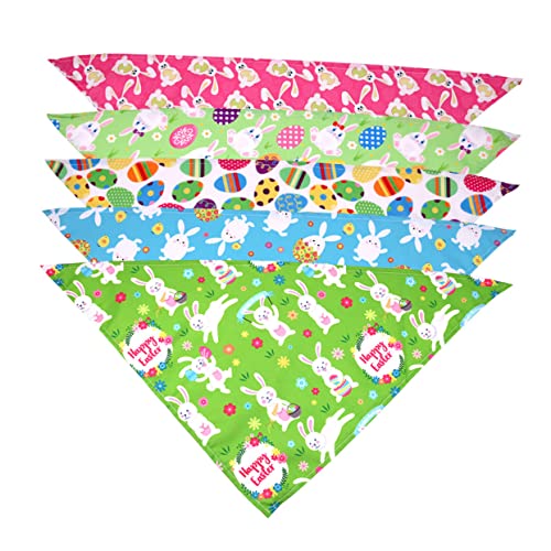 5pcs Cartoon Muster Haustierschal für Hunde Katzen für Ostertag Festivals und das tägliche Leben entzückende dekorative Bandanas, um Ihr Haustier -Look zu verbessern 5pcs Cartoon Muster Haustierschal für Hunde Katzen für Ostertag Festivals und das tägliche Leben entzückende dekorative Bandanas, um Ihr Haustier -Look zu verbessern von GMJGCIRVC