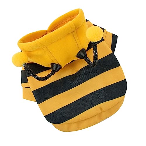 Cosplay -Bienenanzug für Hunde Katzen Winter Haustierkleidung mit Kapuze Leicht bequem für Halloween -Weihnachten und besondere Anlässe einfach zu tragen Cosplay -Bienenanzug für Hunde Katzen Winter Haustierkleidung mit Kapuze Leicht bequem für Halloween -Weihnachten und besondere Anlässe einfach zu tragen von GMJGCIRVC