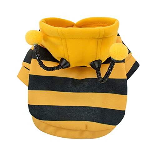 Cosplay -Bienenanzug für Hunde Katzen Winter Haustierkleidung mit Kapuze Leicht bequem für Halloween -Weihnachten und besondere Anlässe einfach zu tragen Cosplay -Bienenanzug für Hunde Katzen Winter Haustierkleidung mit Kapuze Leicht bequem für Halloween -Weihnachten und besondere Anlässe einfach zu tragen von GMJGCIRVC