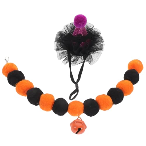 Entzückende Katzen -Halloween -Kostüm beinhaltet Pom -Ball -Kragen Fledermaus -Fledermaus -Hut für Partys Fotos und Halloween -Feierlichkeiten Katzenkostümzubehör für kleine Haustiere Entzückende Katzen -Halloween -Kostüm beinhaltet Pom -Ball -Kragen Fledermaus -Fledermaus -Hut für Partys Fotos und Halloween -Feierlichkeiten Katzenkostümzubehör für kleine Haustiere von GMJGCIRVC