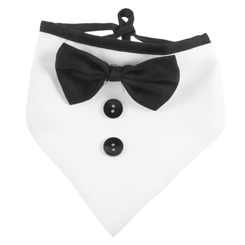 Formeller Hund Smokana -Bandana -Kragen mit Bowtie Leichtgewichtiger Haustierschal für Hunde Multi funktionale Hochzeitskleidung kreative Design Hundeparty Lieferungen Formeller Hund Smokana -Bandana -Kragen mit Bowtie Leichtgewichtiger Haustierschal für Hunde Multi funktionale Hochzeitskleidung kreative Design Hundeparty Lieferungen von GMJGCIRVC