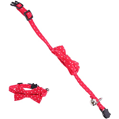 Haustierfliegerkragen für Hunde und Katzen einstellbar bequemes Design Abnehmbarer Bogen mit Glocke für männliche Haustiere für besondere Anlässe und Jahrestellen Haustierfliegerkragen für Hunde und Katzen einstellbar bequemes Design Abnehmbarer Bogen mit Glocke für männliche Haustiere für besondere Anlässe und Jahrestellen von GMJGCIRVC