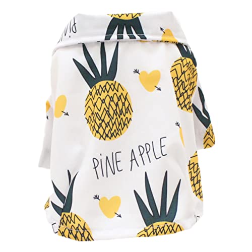 Hawaiian Style Hundehemd Sommer Ananas Muster Haustier Kleidung bequem Hawaiian Style Hundehemd Sommer Ananas Muster Haustier Kleidung bequem von GMJGCIRVC