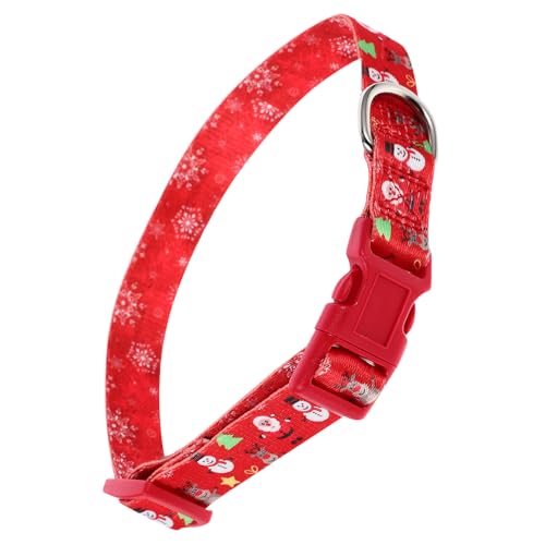 Weihnachtshundkragen Verstellbares weiches und Komfortables Haustierkragen für kleine Hunde Festliche Design für Urlaubsoutfits und leicht zu bieten für Haustierbesitzer Weihnachtshundkragen Verstellbares weiches und Komfortables Haustierkragen für kleine Hunde Festliche Design für Urlaubsoutfits und leicht zu bieten für Haustierbesitzer von GMJGCIRVC