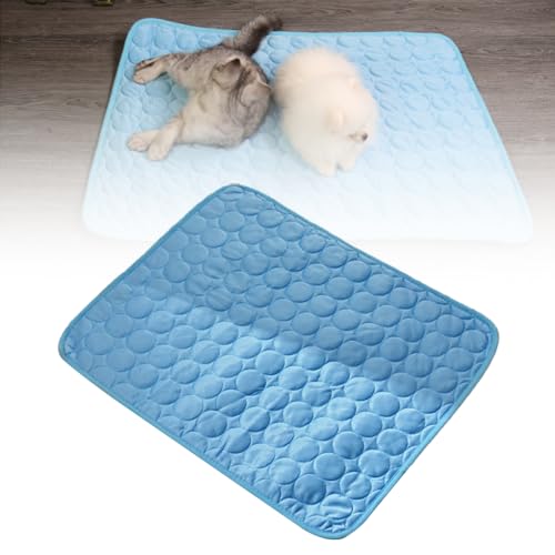 GMTEO Kühlmatte Hund, Kühldecke Hund, Kühlmatte für Hunde, Sofortige Selbstkühlende Matte für Hunde, Langlebige Kratzfeste Oberfläche, Haustier Kühlpad für Kisten und Betten (blau, 40 x 50cm) GMTEO Kühlmatte Hund, Kühldecke Hund, Kühlmatte für Hunde, Sofortige Selbstkühlende Matte für Hunde, Langlebige Kratzfeste Oberfläche, Haustier Kühlpad für Kisten und Betten (blau, 40 x 50cm) von GMTEO