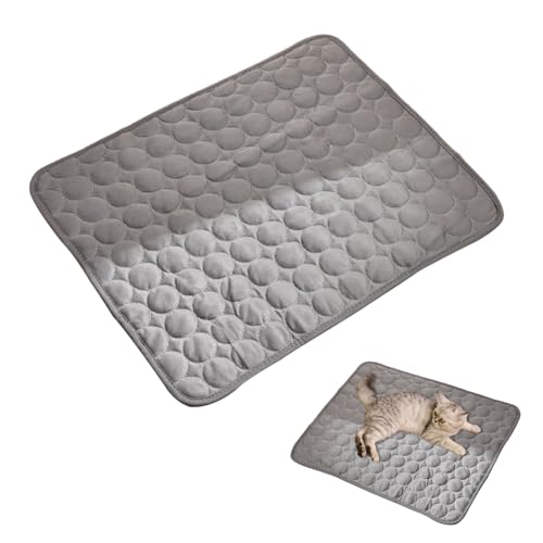 GMTEO Kühlmatte Hund, Kühldecke Hund, Kühlmatte für Hunde, Sofortige Selbstkühlende Matte für Hunde, Langlebige Kratzfeste Oberfläche, Haustier Kühlpad für Kisten und Betten (grau, 40 x 50cm) GMTEO Kühlmatte Hund, Kühldecke Hund, Kühlmatte für Hunde, Sofortige Selbstkühlende Matte für Hunde, Langlebige Kratzfeste Oberfläche, Haustier Kühlpad für Kisten und Betten (grau, 40 x 50cm) von GMTEO