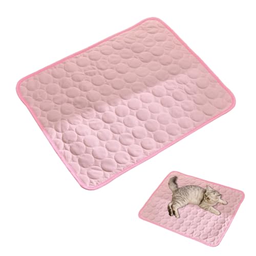 GMTEO Kühlmatte Hund, Kühldecke Hund, Kühlmatte für Hunde, Sofortige Selbstkühlende Matte für Hunde, Langlebige Kratzfeste Oberfläche, Haustier Kühlpad für Kisten und Betten (pink, 30 x 40cm) GMTEO Kühlmatte Hund, Kühldecke Hund, Kühlmatte für Hunde, Sofortige Selbstkühlende Matte für Hunde, Langlebige Kratzfeste Oberfläche, Haustier Kühlpad für Kisten und Betten (pink, 30 x 40cm) von GMTEO
