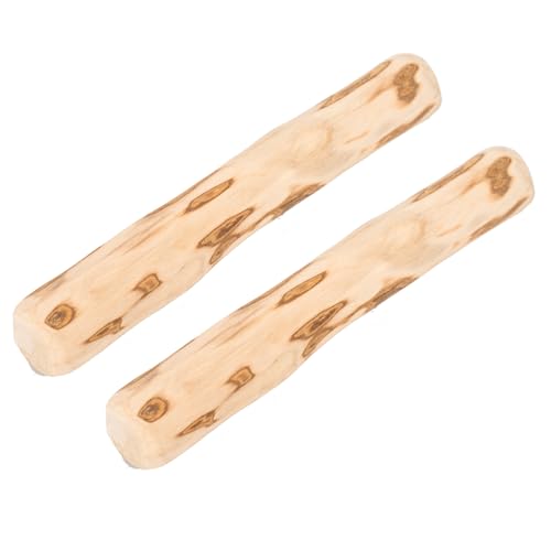 GNAUMORE Kaffeeholz Hundespielzeug,Kaffeeholz Kaustab,Langlebiger Holzknochen für Kauspass,100% Natürliches Kaustab für Hunde,Robustes Kauholz für Hunde,14 * 1.8cm,2pc von GNAUMORE
