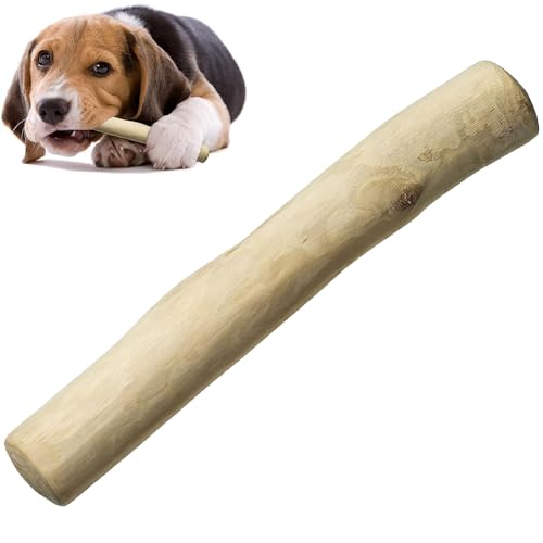 GNAUMORE Kaffeeholz Kaustab für Hunde, Natürliches Hundezubehör, Spielzeug, Zahnpflege, Holzknochen, Kauknochen, S 12-15CM von GNAUMORE