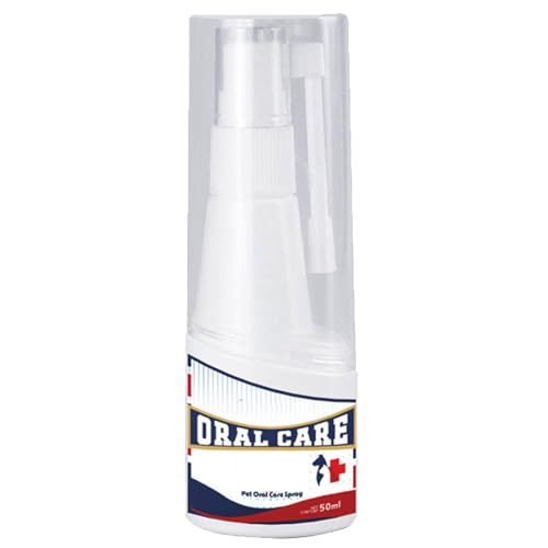 GNAUMORE Mundpflegespray für Haustiere,Dentalspray für Hunde,Dentalspray für Hunde & Katzen entfernt Zahnbelag,Atemerfrischungsspray für Haustiere,Dentalspray für Hunde Gegen Mundgeruch von GNAUMORE