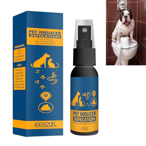 Hundetöpfchentrainingsspray, Hundetoiletten-Trainingshilfe, Töpfchentrainingsspray, Haustier-Defäkationsinduktion, Welpen-Trainingsspray, Hundekot-Positionierung, Haustier-Trainingshilfe, Spray, 60 ml von GNAUMORE