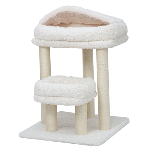 Kratzbaum for Große Katzen, 9 Kg, Robust, Kratzbaum Mit Gemütlicher Katzenwohnung – Ganzjähriger Sisal-Katzenspielplatz von GNBOW