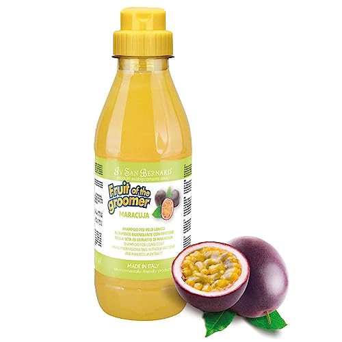 IV San Bernard Maracuja Shampoo für Hunde und Katzen, speziell für langes Fell, Fruits-Linie, 500 ml, belebt und regeneriert den Haarmantel, hergestellt mit natürlichem Duft IV San Bernard Maracuja Shampoo für Hunde und Katzen, speziell für langes Fell, Fruits-Linie, 500 ml, belebt und regeneriert den Haarmantel, hergestellt mit natürlichem Duft von GNCPets