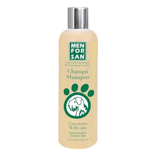 MENFORSAN Hunde-Shampoo mit Haferflocken, 300 ml, natürliches Hafershampoo für Hunde, pflegt und stärkt das Fell von GNCPets