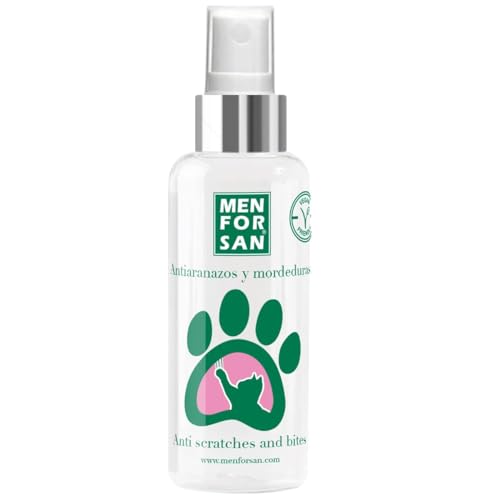 MENFORSAN Kratz- und Beißspray für Katzen, 60 ml, natürliches Erziehungsprodukt für Katzen von GNCPets