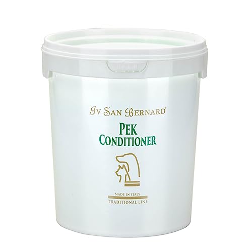 PEK Conditioner Balm - Creme und Conditioner für Hunde und Katzen, 1 l, ideal zum Entwirren von Knoten, verleiht Elastizität und Weichheit - IV San Bernard PEK Conditioner Balm - Creme und Conditioner für Hunde und Katzen, 1 l, ideal zum Entwirren von Knoten, verleiht Elastizität und Weichheit - IV San Bernard von GNCPets