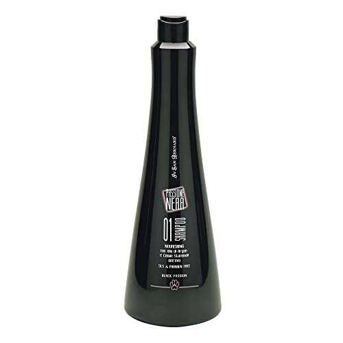 Shampoo Passione Nero – für alle Haartypen – 250 ml – fördert die Ernährung des Haares – verleiht Geschmeidigkeit und Glanz – einfach anzuwenden – IV San Bernard von GNCPets