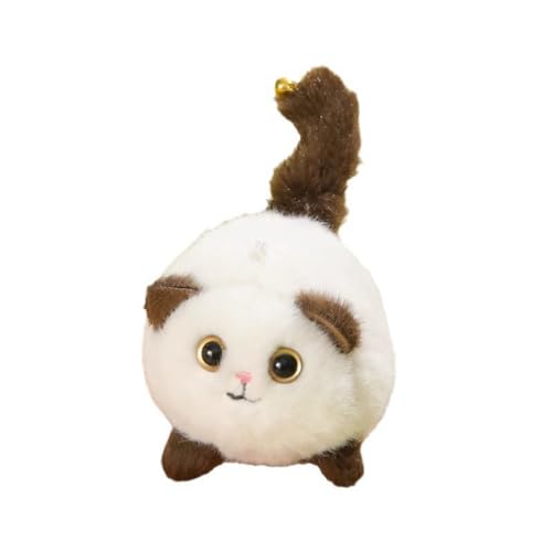 GNURBDILFO Ein Weiches und Bequemes Kuscheltier zum Bewegen und Schaukeln, Drehbares Katzenpuppenspielzeug, Geschenk, Heimdekoration, Wedelschwanz-Katzenplüschtier von GNURBDILFO