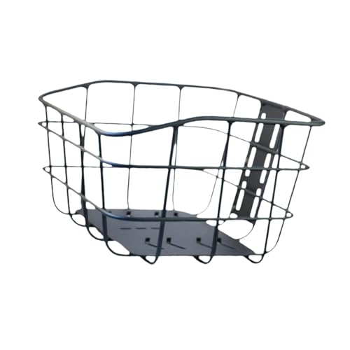 Fahrradkorb vorne/hinten, Fahrrad-Vorderkorb, Aluminiumlegierung, mehrere Größen(L with Base Plate) von GNYVZXPLQ