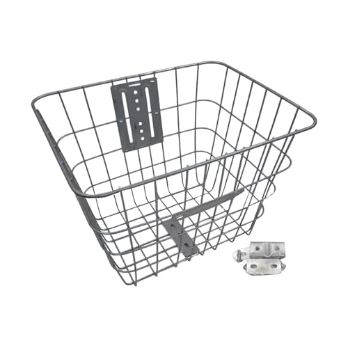Fahrradkorb vorne/hinten, Fahrradkorb Gepäckträger Rahmenhalter Aufbewahrungstasche 34x29x23cm Fahrradkorb vorne/hinten, Fahrradkorb Gepäckträger Rahmenhalter Aufbewahrungstasche 34x29x23cm von GNYVZXPLQ