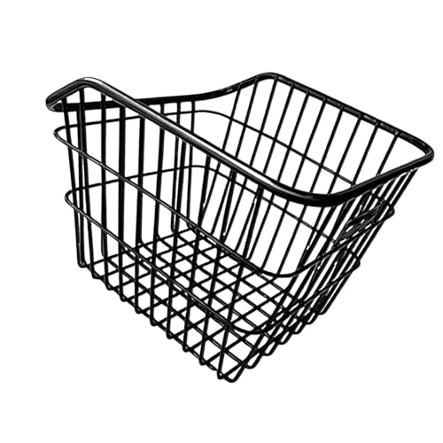 Fahrradkorb vorne/hinten, Fahrradkorb hinten, Mountainbike-Klapprad, robuster Stahl, 2 Größen, 15,75 x 12,20 x 10,63 Zoll(Without Lid) von GNYVZXPLQ