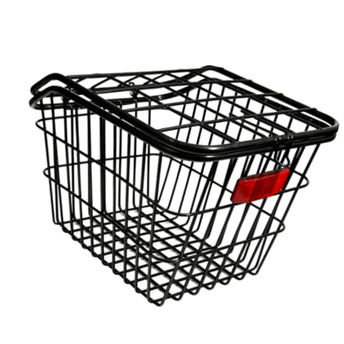 Fahrradkorb vorne/hinten, Fahrradkorb hinten, Mountainbike-Klapprad, robuster Stahl, 2 Größen, 15,75 x 12,20 x 10,63 Zoll(with Lid) von GNYVZXPLQ