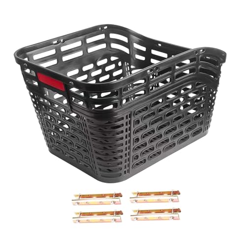 Fahrradkorb vorne/hinten, Fahrradkorb hinten Aufbewahrung Hundeträger PP Schwarz 16x9x10 Zoll Fahrradkorb vorne/hinten, Fahrradkorb hinten Aufbewahrung Hundeträger PP Schwarz 16x9x10 Zoll von GNYVZXPLQ