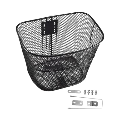Fahrradkorb vorne/hinten, Fahrradkorb vorne, mehrere Größen, Metall(M with Short Brace) von GNYVZXPLQ