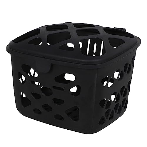 Fahrradkorb vorne/hinten, Vorderer PP-Fahrradkorb mit Deckel 31,5x29x24 cm Fahrradkorb vorne/hinten, Vorderer PP-Fahrradkorb mit Deckel 31,5x29x24 cm von GNYVZXPLQ