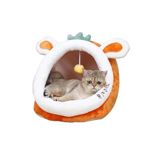 GODARM Weiches Bett mit Cartoon-Modellierung, universell für Katzen und Hunde, geben Sie Ihrem Haustier ein gemütliches Nest! (K,42 x 42 x 34 cm) von GODARM