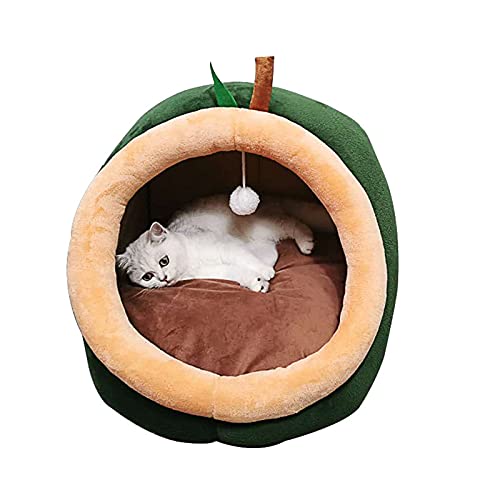 GODARM Weiches Bett mit Cartoon-Modellierung, universell für Katzen und Hunde, geben Sie Ihrem Haustier ein gemütliches Nest! L: 35 x 35 x 32 cm von GODARM