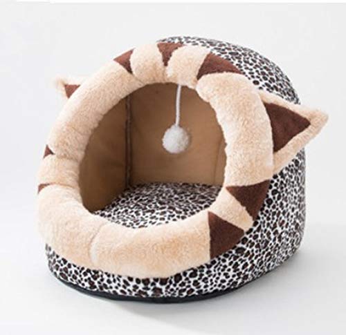 GODARM Weiches Bett mit Cartoon-Modellierung, universell für Katzen und Hunde, geben Sie Ihrem Haustier ein gemütliches Nest. (B x H x T): 42 x 42 x 34 cm von GODARM