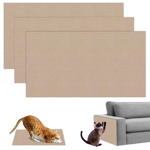 GOEDCH 3 Stück Kratzmatte Katze: 30 x 100 cm kratzmatte selbstklebend DIY Zuschneidbare, Kratzschutz Sofa Katze Wiederverwendbarer Geeignet für Sofamöbeltüren, Katzenkratzern vorzubeugen GOEDCH 3 Stück Kratzmatte Katze: 30 x 100 cm kratzmatte selbstklebend DIY Zuschneidbare, Kratzschutz Sofa Katze Wiederverwendbarer Geeignet für Sofamöbeltüren, Katzenkratzern vorzubeugen von GOEDCH