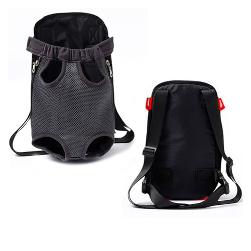 Denim Haustier-Rucksack für Hunde und Katzen, für kleine Hunde, Welpen, Kedi-Tragetaschen, Haustierprodukte (Schwarz, M) von GOFDASY