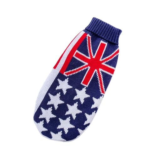 Gestreifter Pullover für große Hunde, warm, für kleine und große Hunde, Chihuahua, Golden Retriever, Mantel, Welpenanzug, Hundekleidung, britische Flagge, 20 Stück Gestreifter Pullover für große Hunde, warm, für kleine und große Hunde, Chihuahua, Golden Retriever, Mantel, Welpenanzug, Hundekleidung, britische Flagge, 20 Stück von GOFDASY