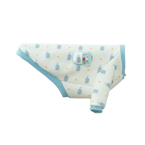 Große Hundekleidung, Haustierkleidung, Herbst- und Wintermantel, Blau (Blau, Größe 2XL) von GOFDASY