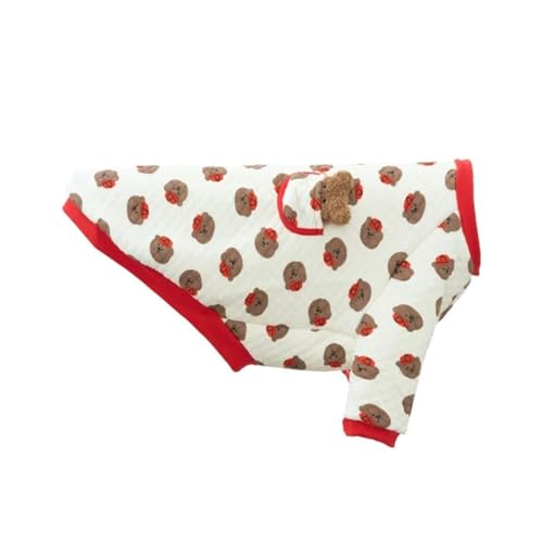 Große Hundekleidung, Haustierkleidung, Herbst- und Wintermantel, Rot (Rot, 6XL) von GOFDASY