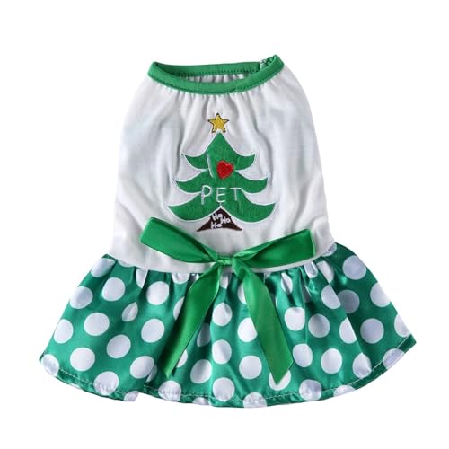 Halloween-Kleider für kleine Hunde, Cosplay, Katzenkostüm, Weihnachtsrock, Hundekleid, Welpen, Chihuahua (122, L) von GOFDASY