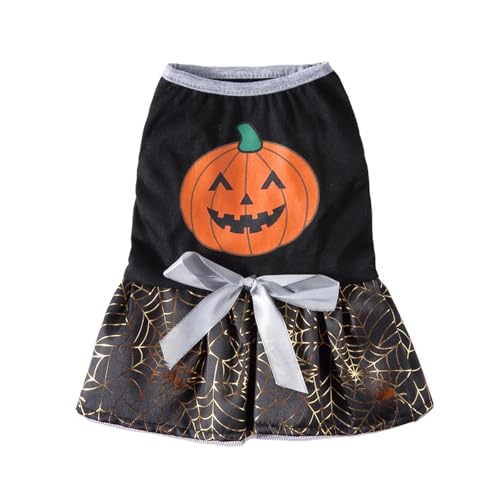 Halloween-Kleider für kleine Hunde, Cosplay, Katzenkostüm, Weihnachtsrock, Hundekleid, Welpen, Chihuahua (124, XL) von GOFDASY