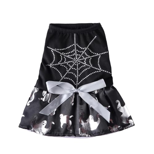 Halloween-Kleider für kleine Hunde, Cosplay, Katzenkostüm, Weihnachtsrock, Hundekleid, Welpen, Chihuahua (125, M) von GOFDASY