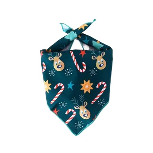 Halstücher für Haustiere, Katzen, Hundehalstücher, Weihnachten, Halloween, Party, Dreieckslätzchen, dekorative Schals, Welpenhalstücher, Haustierbedarf (Stil 3, S) von GOFDASY